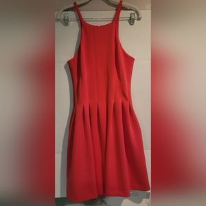 Calvin Klein Salmon Pink  size 4 Pleated scuba fit.